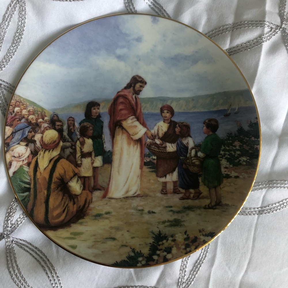Ceramic art plate